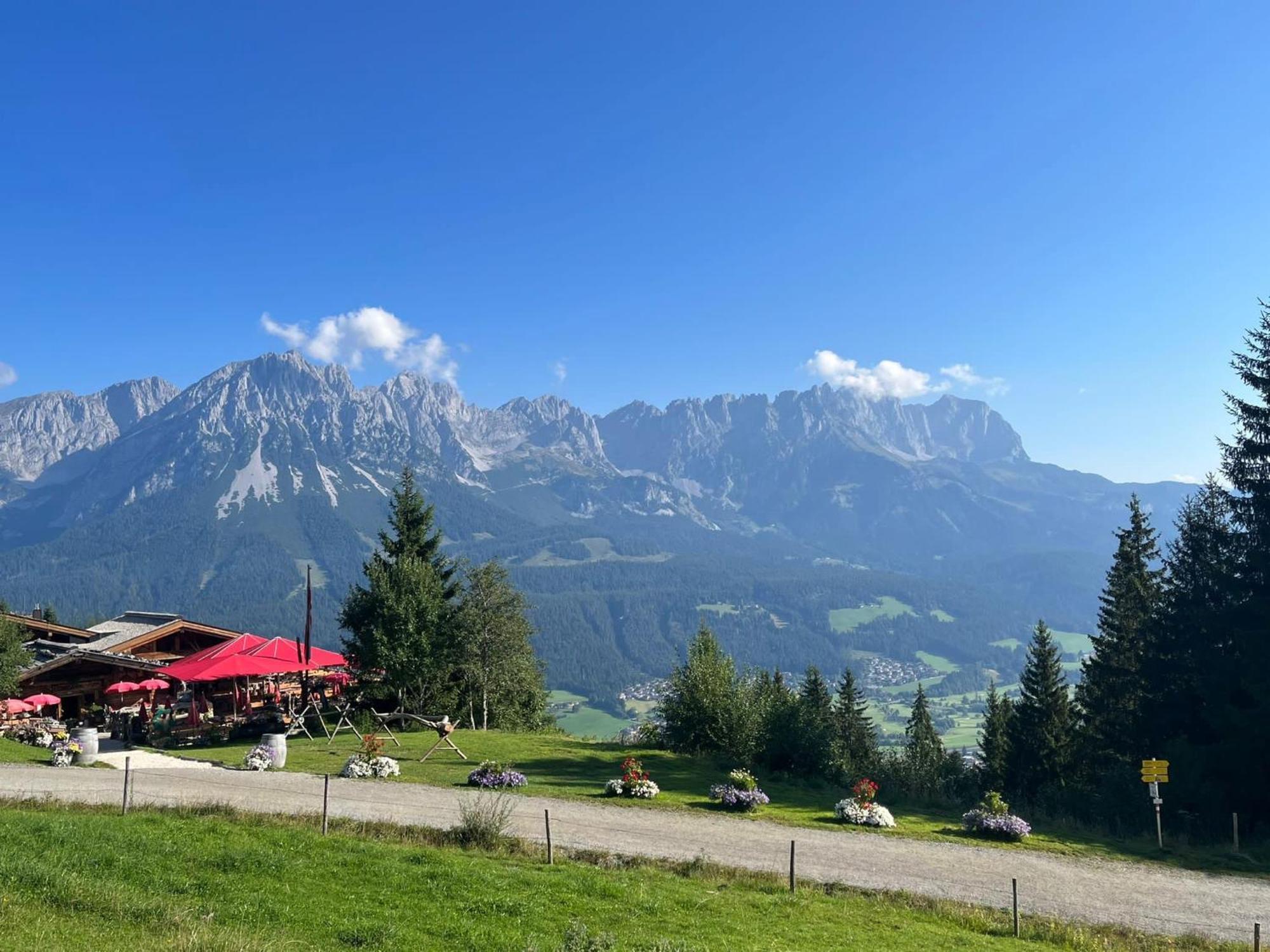 Hahnenkamm Suite Ski-In Ski-Out Direkt An Der Hahnenkammbahn Kitzbühel Dış mekan fotoğraf